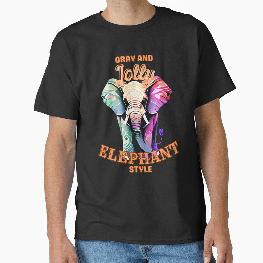 Gray and Jolly: Elephant Style. elephant portrait by ElephantVibes