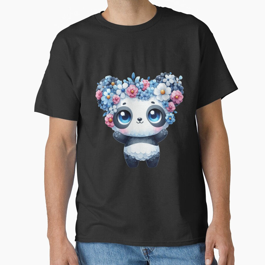 Flower Panda 3 by PANDALOVEART