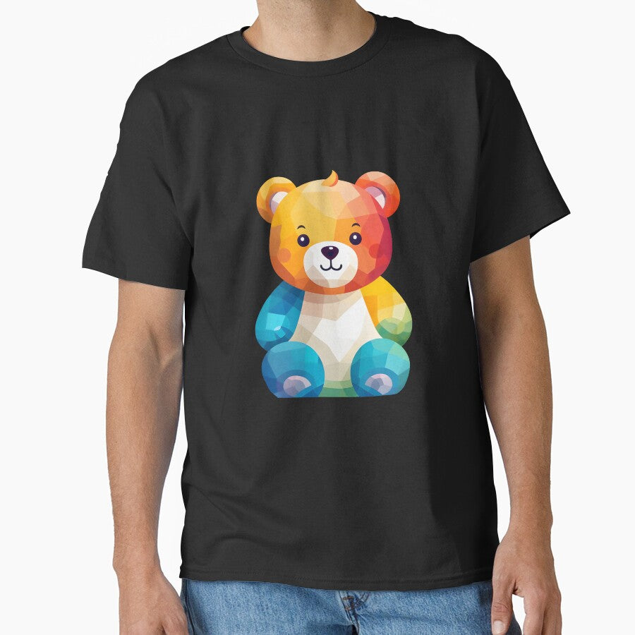 rainbow bear cute art little bear art no.3 by KAMESUN