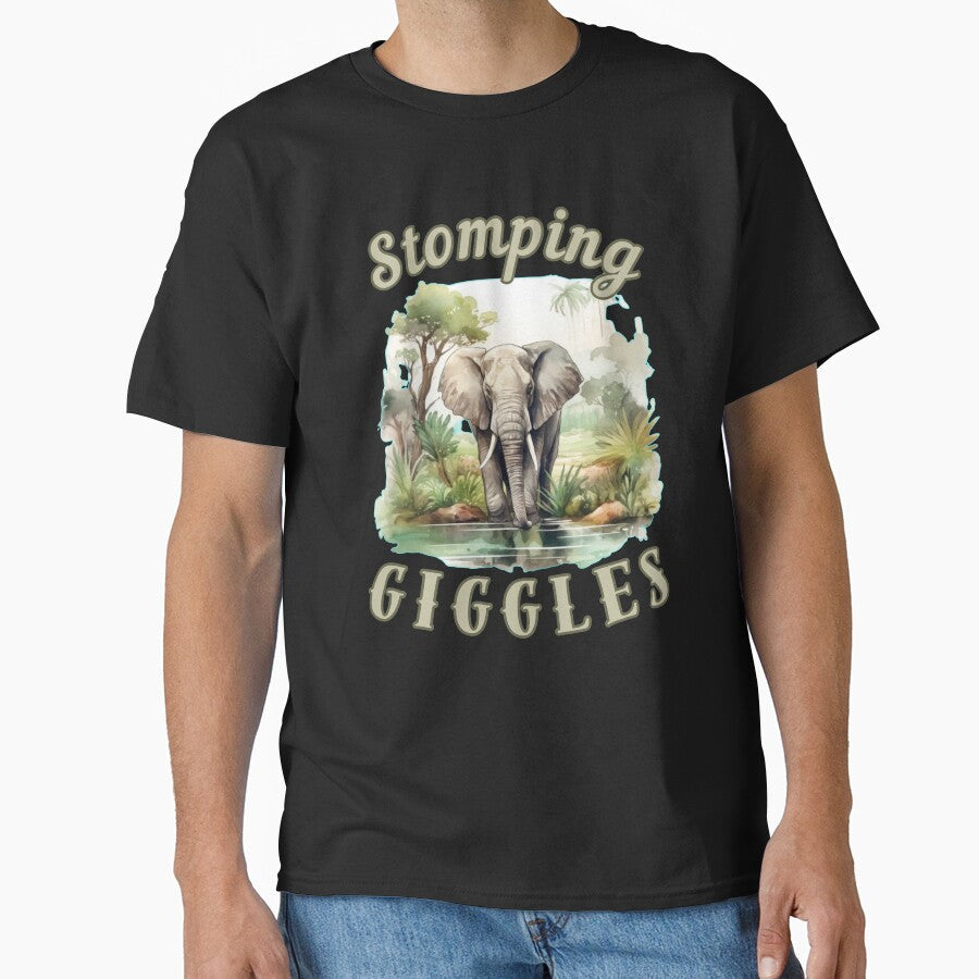 Stomping Giggles. elephant face by ElephantVibes