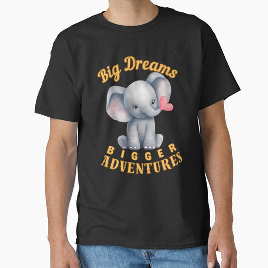 Big Dreams, Bigger Adventures. watercolor elephant by ElephantVibes