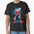 Muscle Shark Fighter – Fierce Boxing Cartoon Design by Karim-Karem