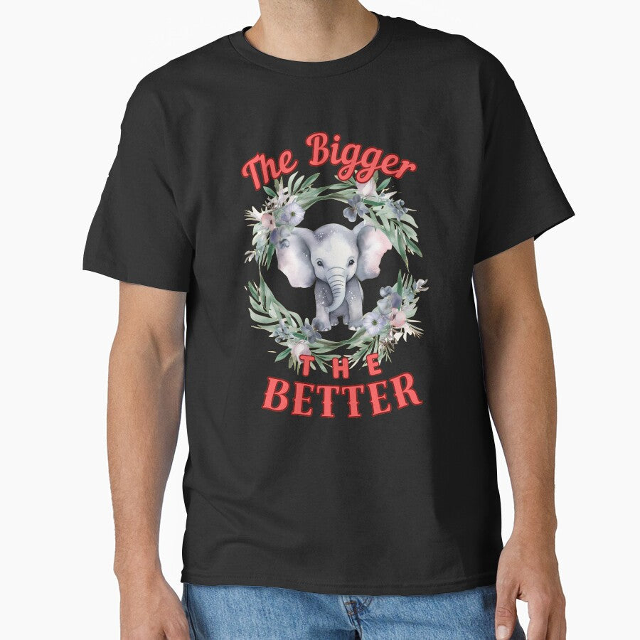 The Bigger, The Better. colorful elephant by ElephantVibes