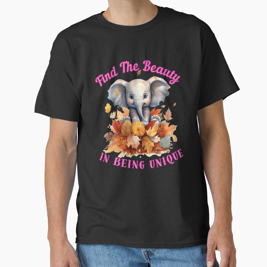 Find The Beauty In Being Unique. elephant saying by ElephantVibes