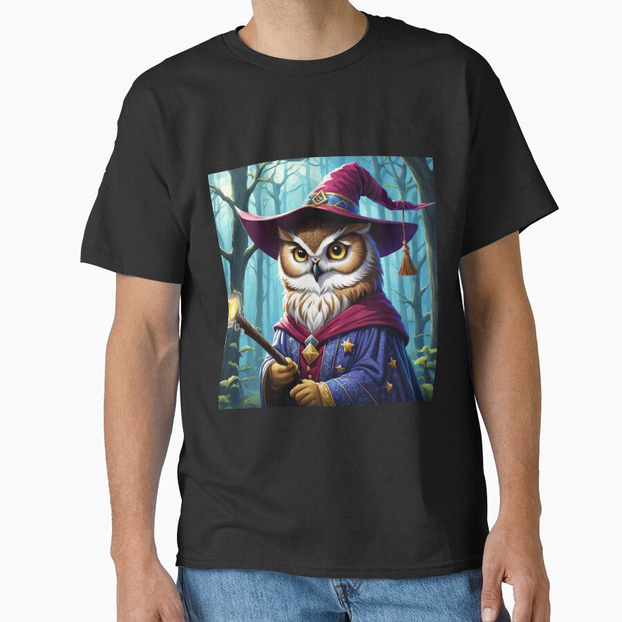 Kids Wizard Owl Art by Planetporridge