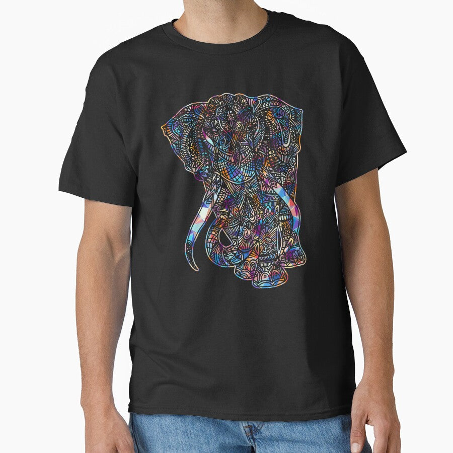 Cool And Awesome Elephant Geometric by UnknownArtistt
