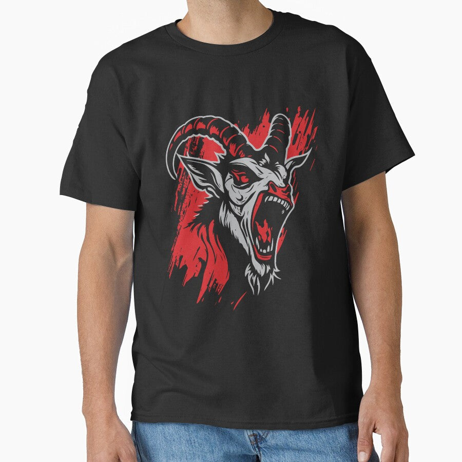 screaming goat vector mascot illustration by Gerald Waters
