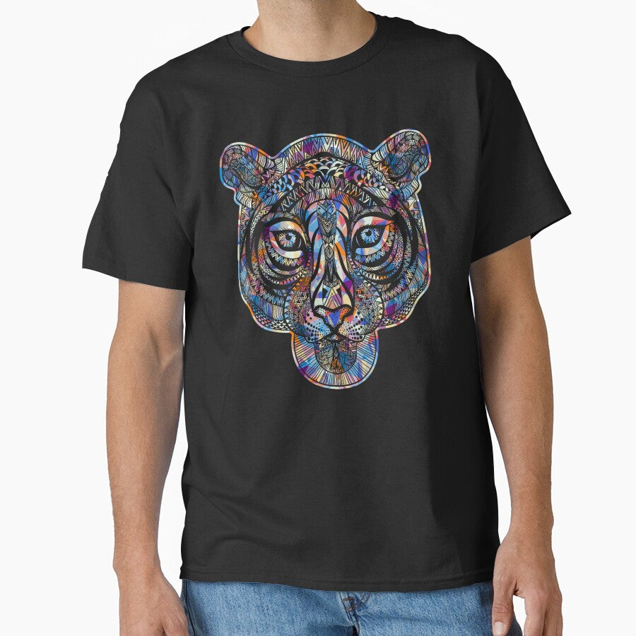 Cool And Awesome Tiger Geometric by UnknownArtistt