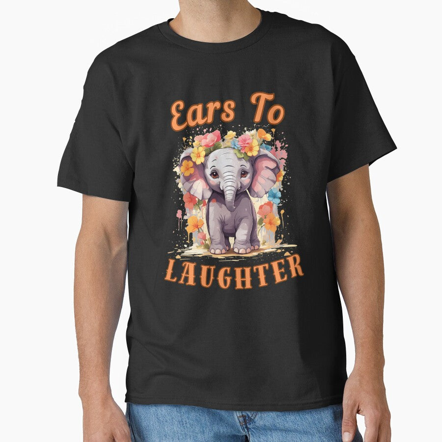 Ears To Laughter Flower elephant by ElephantVibes