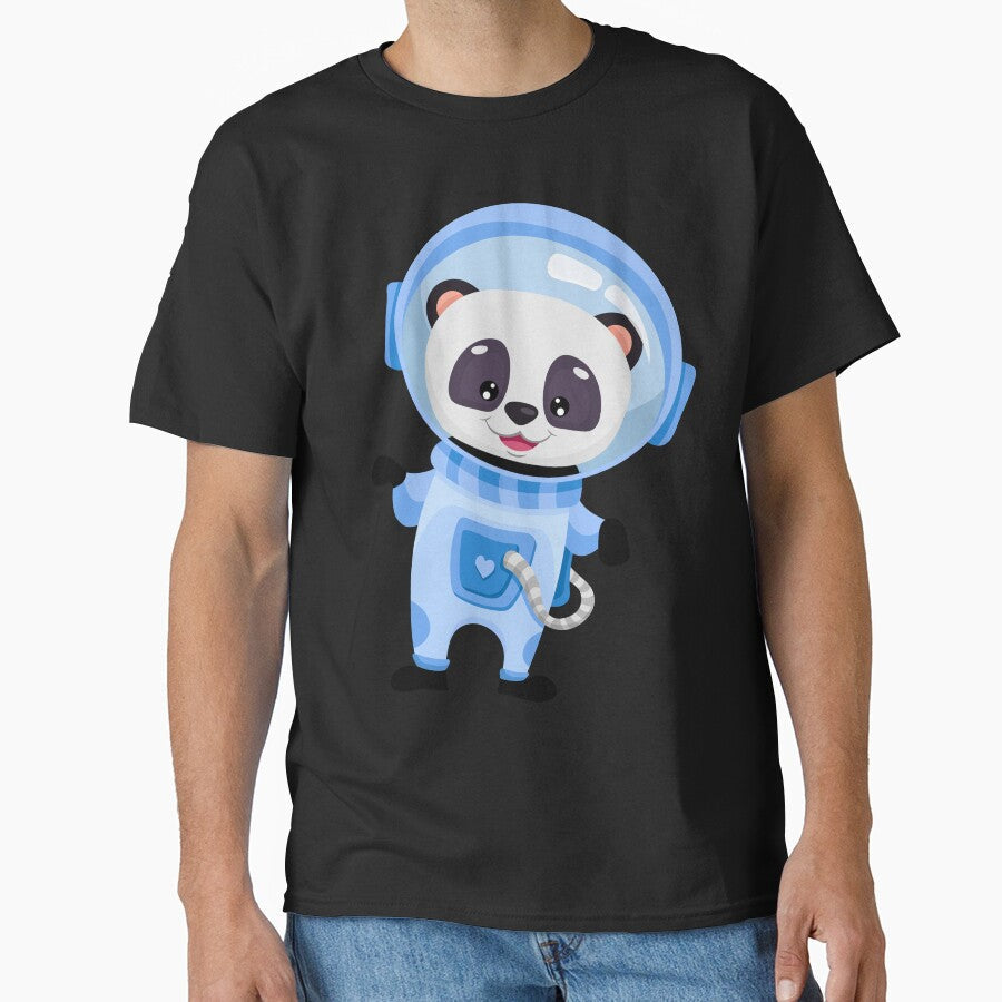 Cute Panda, Astronaut Panda Space Panda Tee for Men Women kids by Waleedw