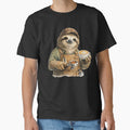 Cute Barista Sloth Clipart by Felixuss