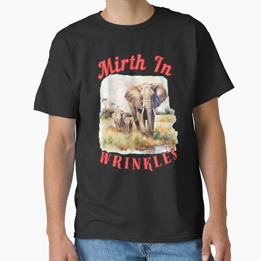 Mirth In Wrinkles. colorful elephant by ElephantVibes