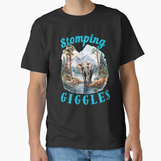 Stomping Giggles. adorable elephant by ElephantVibes