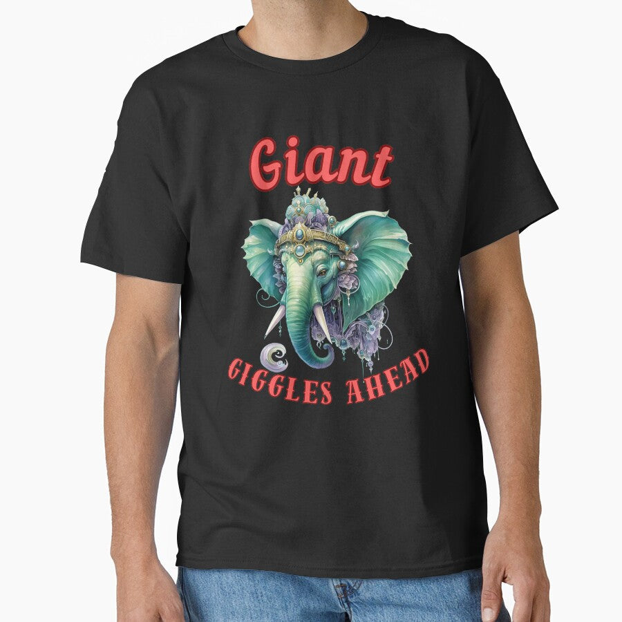 Giant Giggles Ahead. colorful elephant by ElephantVibes