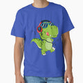 Dinosaur With Headphones Listening To Music by KellySX