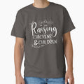 Raising chickens & children funny chicken shirt for men, women and girl by Titmit