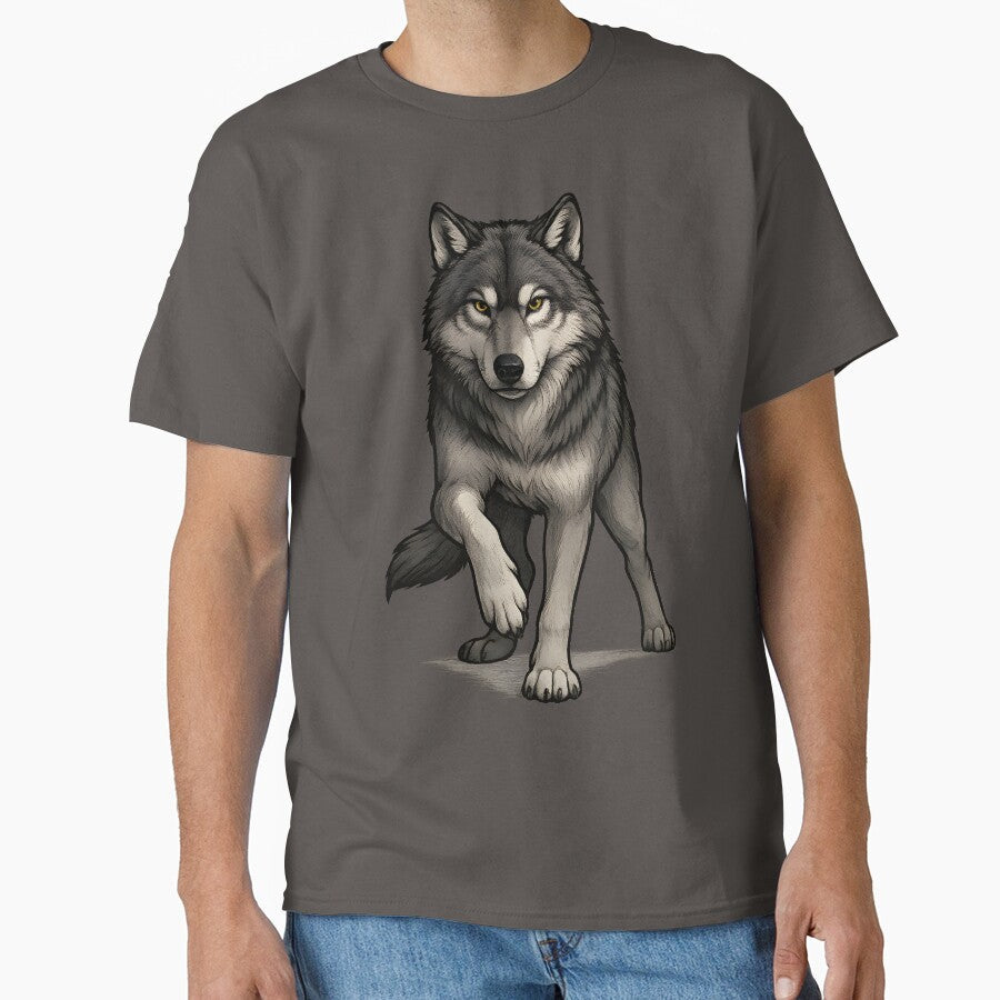 Wolf Spirit – Bold Wildlife T-Shirt Design by DojoVibe
