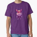 Pink superhero rabbit by Ishnu
