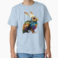 Art Deco Steampunk Rabbit Bird | Rainbow Heart Rabbit | Rainbow Easter | high resolution by Synthetic-Intel