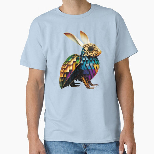 Art Deco Steampunk Rabbit Bird | Rainbow Heart Rabbit | Rainbow Easter | high resolution by Synthetic-Intel