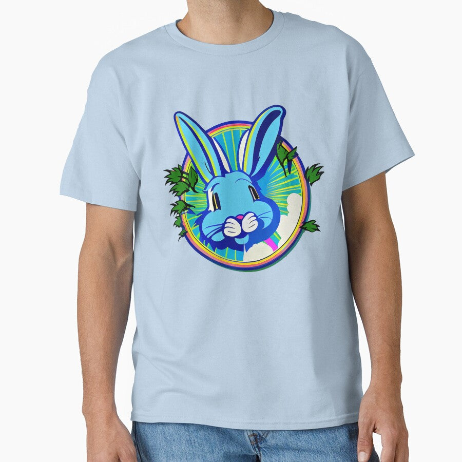 A Cute Blue Rabbit Logo, Lunar Year 2023 Animal is the Rabbit by factory88
