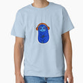 Happy Blue Sloth Listening to Music by SubtleSplit