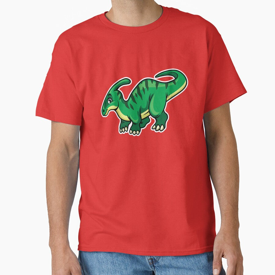 Cute Parasaurus Happy Dinosaur by PosterpartyCo