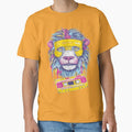 Retro Lion & Cassette Tape | 80s Neon Vaporwave Street Art by ZChrome