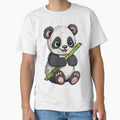 Cute panda - Baby panda - Bamboo stick - Sweet panda - Playfful panda - Happy bear cub sticker by StickerForDays