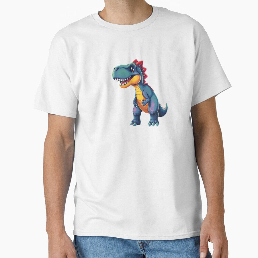 Colorful Cartoon Dinosaur design by VibeTCreations