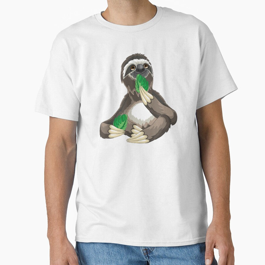 Cute eating sloth by Nakumis-shop