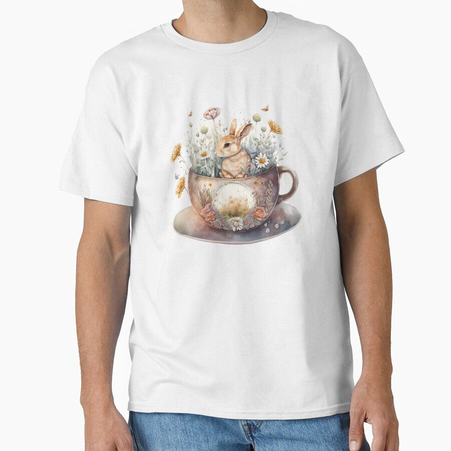 Pastel Easter Bunny | Teacup Rabbit | Coffee Bunny | Coffee Rabbit | Spring Rabbit | Cute Overload Rabbit | Chinese New Year Rabbit | Year of the Rabbit | Chinese New Year 2023 by Synthetic-Intel
