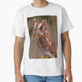 Rufous Sentinel: Eastern Screech Owl in Focus by Armadillo222