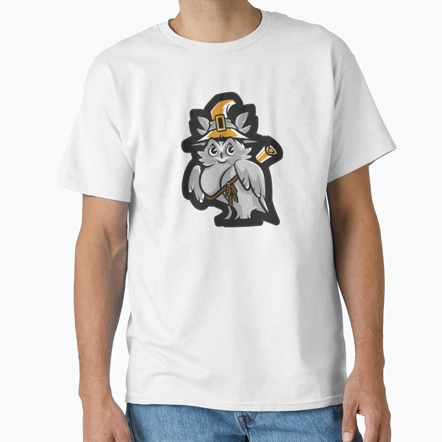 Cute Owl In A Hat Funny Design by joabaj