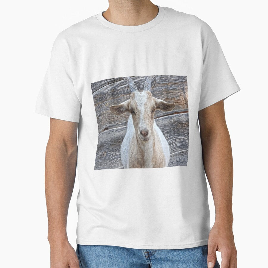 beautiful goat beautiful wood by Stephanie  Skeem