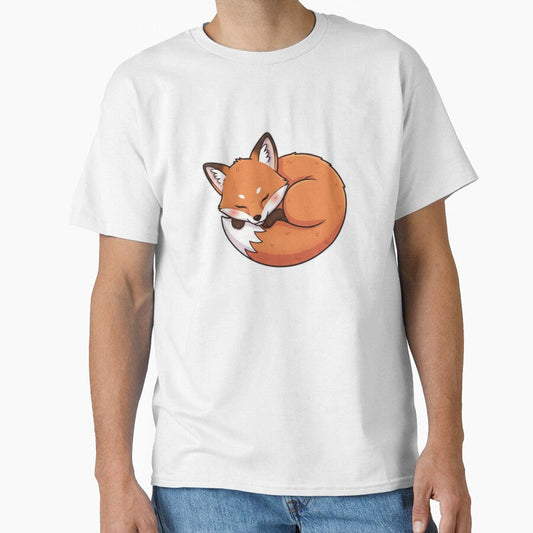 Cute Sleeping Kawaii Fox by Jackstudioo