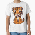 Kawaii Tiger Cartoon Sticker by Teewave-Ashish