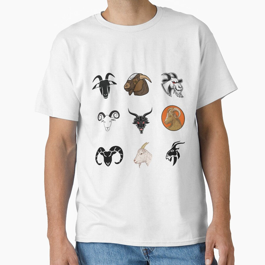 Goat Head Sticker Set by infazbdeen