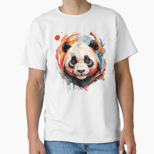Colorful Panda Drawing by PolygonPinnacle