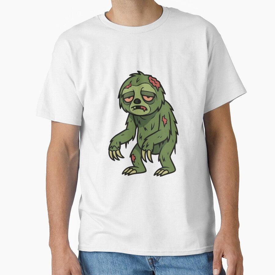 Zombie Sloth with Tattered Fur – Creepy Halloween Creature by Confuzz1ed