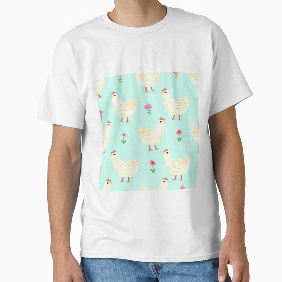 Chicken Floral Pattern by SweetPea49