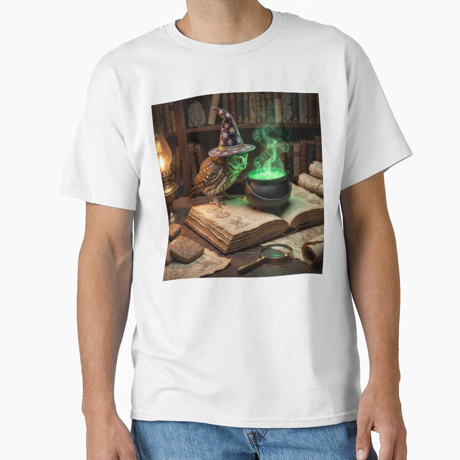 Tamaulipas Pygmy Owl Sorcerer Concocts Magical Potion by Tridentulus