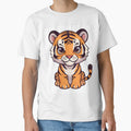 Cute Jungle Tiger Sticker by Teewave-Ashish