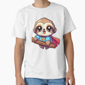 Cute Sloth in Super Suit – Kawaii Cartoon Animal Illustration by TwinklePallete