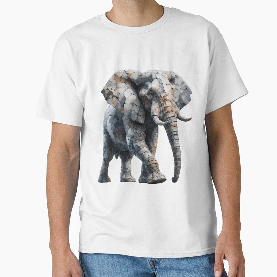 Stone Elephant Art Graphic by Topmaxdesign