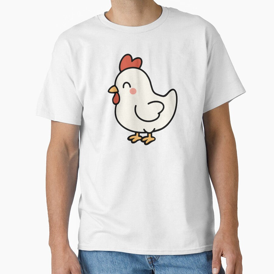 Happy Cartoon Chicken by WildlifeDoodle