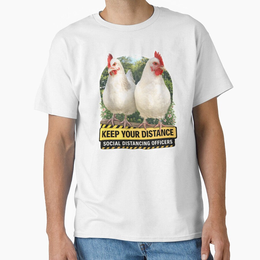 Keep Your Distance Chickens – Funny Social Distancing Officers by Studio Origins NZ (SO NZ)