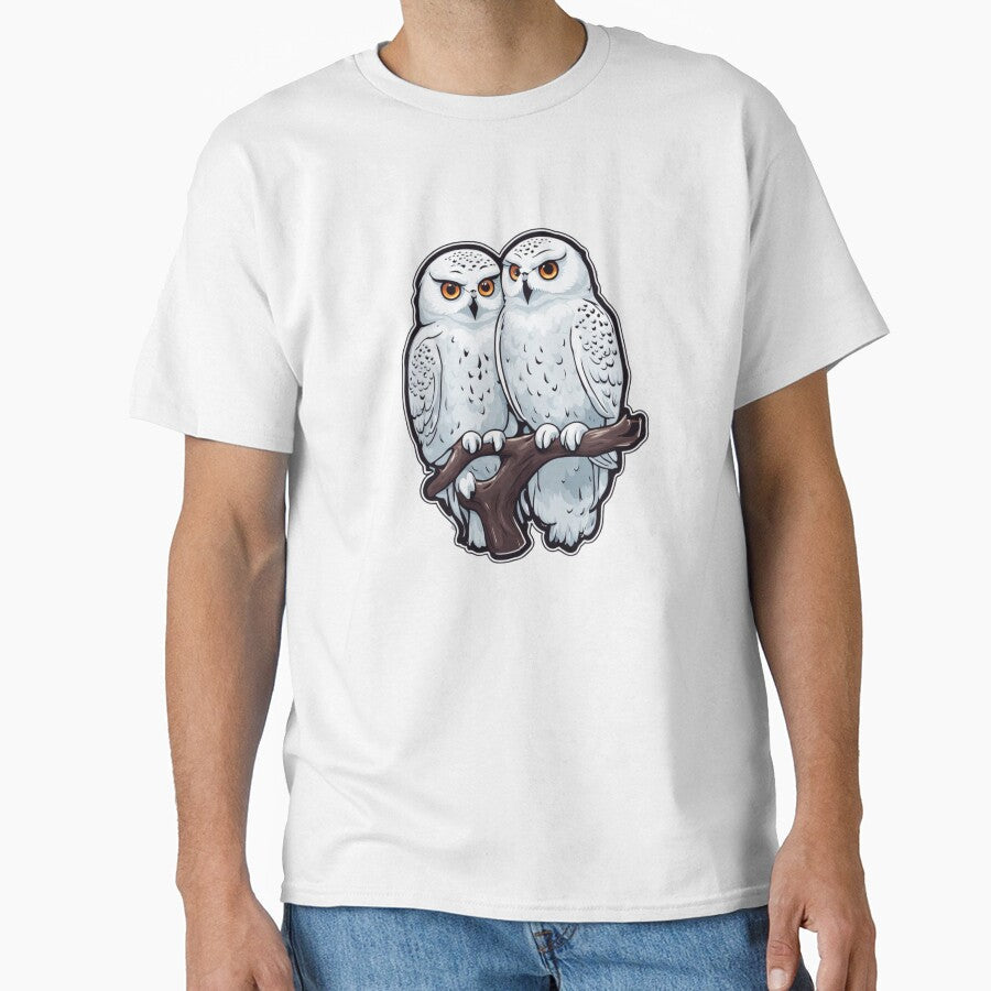 Pair of Snowy Owls by FamiliarPufferfish