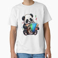 Adorable Musical Cartoon Panda with Accordion by Lamarcy