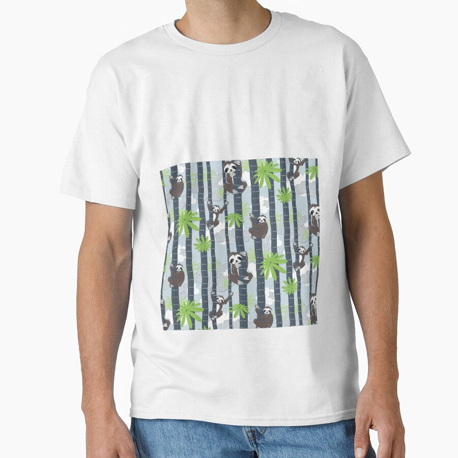 Sloths On Bamboos by MobertsonArt